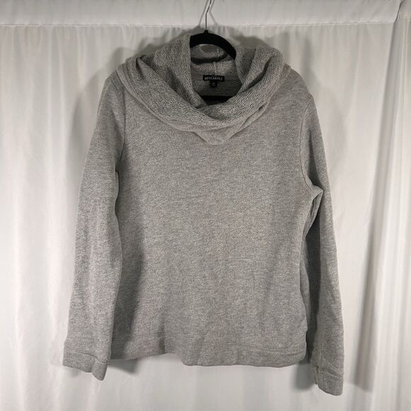 J. Crew Mercantile Sweater Women's XL Grey Knit Cowl Neck Wool Blend Pockets - Picture 1 of 9